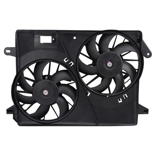 TRQ Dual Radiator & Condenser Fan Assembly - style: RFA76771