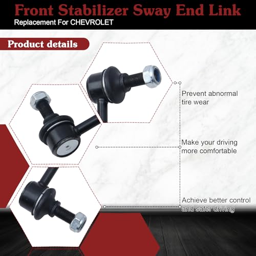 2* K6667 K6668 Rear Sway Bar Link - Restore Rear SUV Control - color: 1*K6667 1*K6668, size: Sway Bar Link
