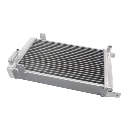 3 Row Aluminum Radiator for Go-Kart Karting Gearbox Shifter Karts Kart MT, Full Performance Aluminium Radiators, Automotive Replacement Radiator