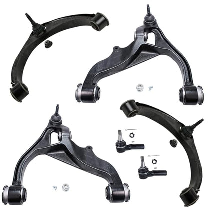 Detroit Axle - 4WD Front Upper Lower Control Arms w/Ball Joints Assembly + - size: 6CS48324/6PC