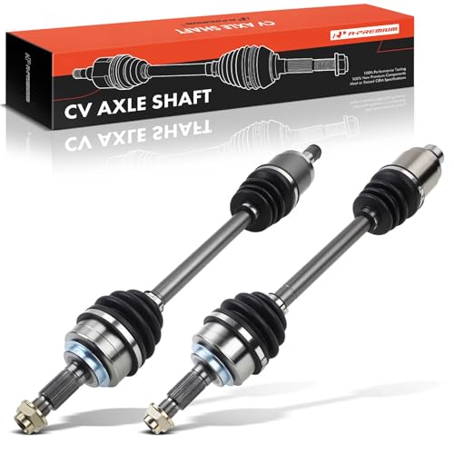 A-Premium Set of 2 Front CV Axle Shaft Assembly - style: Front Driver and Passenger Side