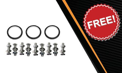 Exhaust Front Flex Y-Pipe Compatible for 2003-2007 Honda Accord 3.0L | Stainless Steel | Northeastern Exhaust | Free Gaskets and Bolt Kit Included | Direct-Fit Replacement