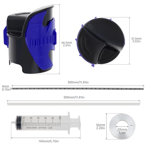 Fork Seal Saver & Oil Level Syringe Gauge Kit, Suspension Repair Tool Kit - color: Blue