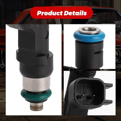 4-Pack Fuel Injectors Set | Compatible with Ford Fusion 2013-2017 Focus 2008-2011 EcoSport C-Max Transit Connect 2010-2013 Lincoln MKZ 2013-2016| Replaces FJ993 8S4Z9F593A CM-5148 - size: 4 X FJ993