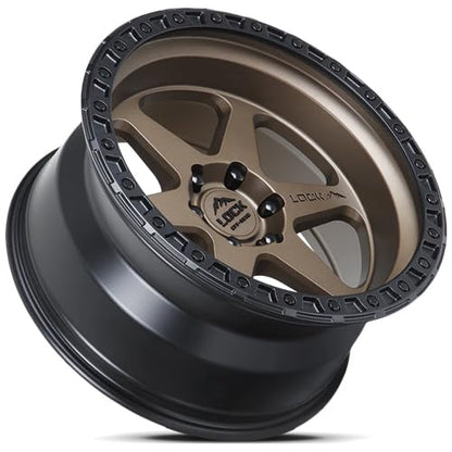 LOCK OFFROAD OLYMPUS-8969MRMBR1 18X9-6X139.7 1et - Matte Desert Bronze with Matte Black Ring - color: Matte Desert Bronze with Matte Black Ring, size: 17x9 | 5x127 -12mm, 18x9 6x139.7 +1mm, 20x10 -24mm