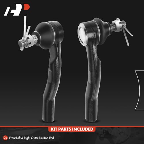 A-Premium Front Outer Tie Rod End, Compatible with Honda