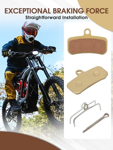 Electric Dirt Bike Brake Pads Front and Rear for Sur Ron Surron LBX Talaria X3 XXX Talaria Sting MX3/R MX4 72V Rawrr Mantis X Mini R/R17 48V Mantis Mini Pup