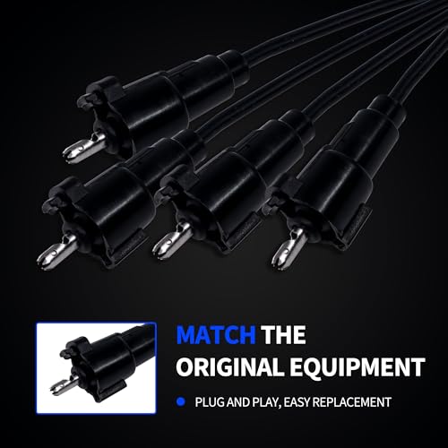 Ignition Spark Plug Wires Set Replacement for NGK (8916) RC-TE58 - style: RC-TE58