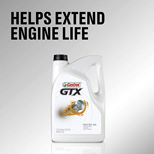 Castrol GTX 20W-50 Motor Oil, 5 Quart, Pack of 2 - size: 5 Quarts (Pack of 2)