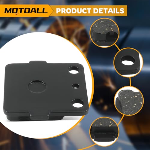 MOTOALL Front Rear Brake pads Set Repalcement for Honda TRX 300EX