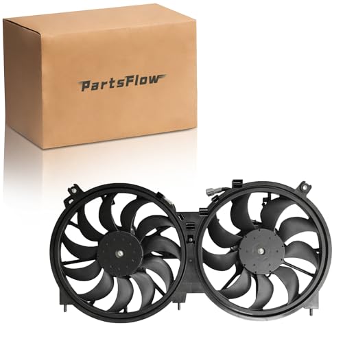PartsFlow Radiator Cooling Fan For 2011-2015 Nissan Quest For 2009-2014 Nissan Murano 621-394 - color: For Nissan