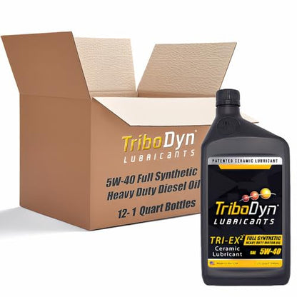 Tri-Ex² 5W-40 Full Synthetic Diesel Oil | 12 Quart Case - size: 12 Quart Case