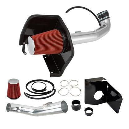 PHILTOP 3.5" Cold Air Intake Kit for 2009-2014 Chevrolet Tahoe 5.3L - color: Red, size: 2009-2013 GMC/Chevy 4.8/5.3/6.0L