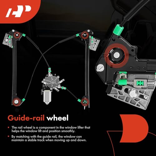 A-Premium Front Driver Side Power Window Regulator with Motor - style: Front Driver(LH)