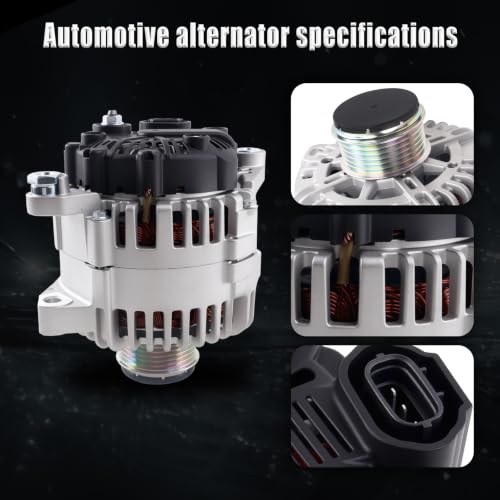 Alternator for 2006-2010 Sonata 2.4L, 10-13 Forte 2.0L 2.4L 11189N - size: 2006-2010 Sonata L4 2.4L