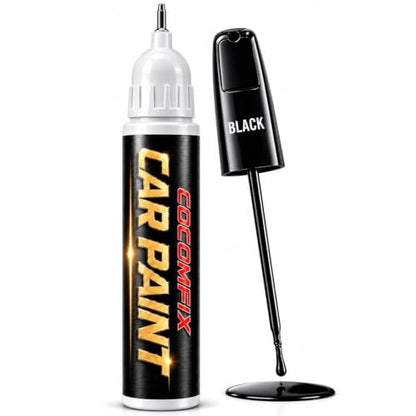 Black Touch Up Paint for Cars, Car Scratch Repair Pen for Chips & Scrapes - color: Black