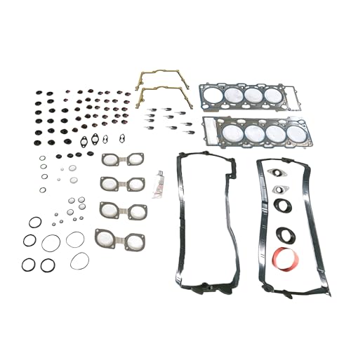 PartsFlow Engine Head Gasket Set Fits 02-10 BMW 545i 645Ci 745i 745Li X5 E53 E63 4.4L V8 - color: 11340054492, 11127513945