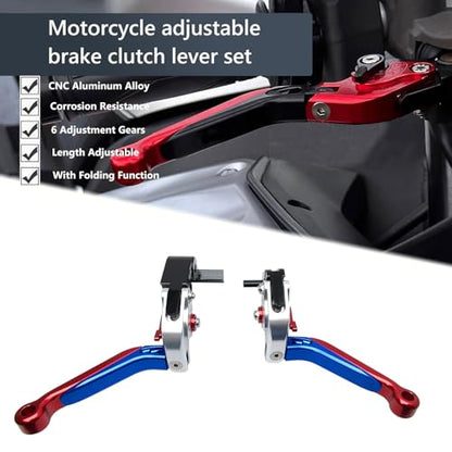 Brake Clutch Levers Replacement for BMW S1000RR S1000R 2015-2019 - color: Blue