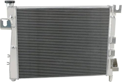 ALLOYWORKS 4 Row Aluminum Radiator For 2004-2009 Dodge Ram 1500 Ram 2500 Ram 3500 5.7L Hemi V8 Crossflow Radiator, Direct Replacement