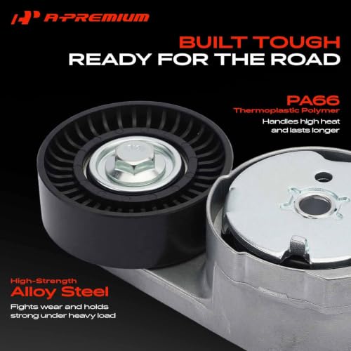 A-Premium Belt Tensioner Assembly with Pulley - color: 39282 Grand Cherokee 2011-2012 (3.6L)