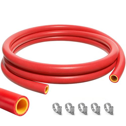 5/8" ID-10Ft(ID 16mm) Heater Hose Enhanced Double Layer Hand-Knitted Coolant Radiator Vacuum Silicone Line, Reinforced High Temperature Reinforced - size: 5/8" ID-10Ft(ID 16mm)