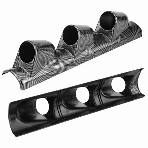 Universal Heavy Duty Racing Sport Meter Gauge Pillar Mount Pod Holder Bracket Gauge Holder (3 Hole) - size: 3 Hole