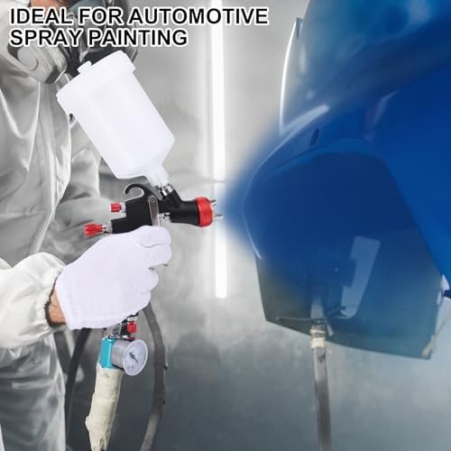 R500 Lvlp Air Spray Gun Kit, 4 Nozzles, 600Ml Cup
