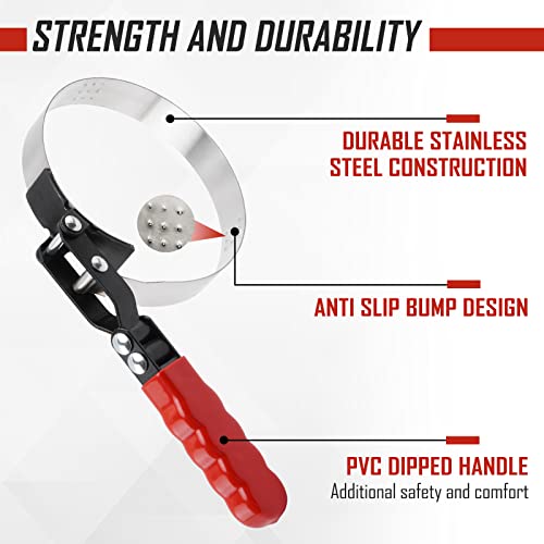 SPARKWHIZ Oil Filter Wrench Set, 7pcs