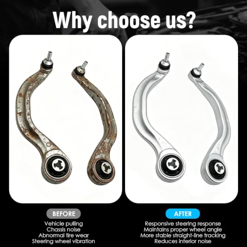 2pc Front Lower Bending Arm Compatible with Model 3 Y 19-24
