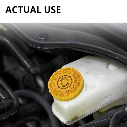 Brake Fluid Cap Replacement OEM#4683656AB,Brake Master Cylinder Cap Compatible with Chrysler Sebring,Dodge Ram 1500 2500 3500,Jeep Wrangler JK,Standard Brake Reservoir Cap