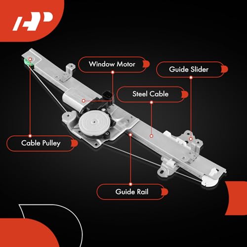 A-Premium Front Passenger Side Power Window Regulator with Motor (6-Pin) - style: Front Passenger Side (RH)