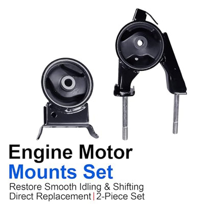 2PCS Engine Mount Set for 00-05 Echo, 04-05 Yaris & 04-06 Scion xA/xB - size: 2004-2005 Yaris