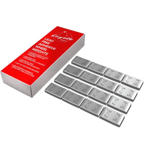 Wheel Accessories Parts 1 Oz. Grey Low Profile Stick-On Adhesive EasyPeel Tape Wheel Balancing Weights 0.45 kgs 1 lb Box US Made Tape 16 Pcs per Box - size: 16 Pcs Silver, style: 1 Oz Segment