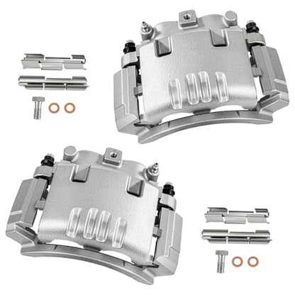 cciyu Rear Left & Right Disc Brake Calipers w/Bracket 18B4895 18B4894 - size: Rear[18B4895+18B4894]