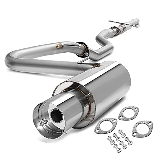 Auto Dynasty 4" Round Tip Catback Exhaust System For 2004-2010 Scion tC