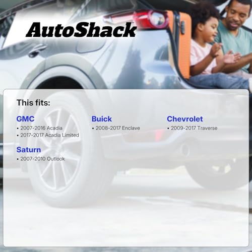 AutoShack Front & Rear Coated Rotors & Ceramic Pads for Chevy Traverse 2017 - style: TurborGuard & Pad