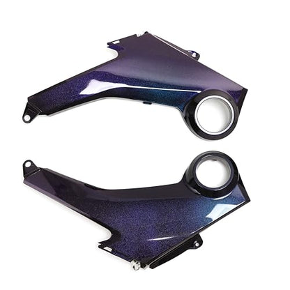 Mokuo Motorcycle Fairing Kit in ABS Material Compatible with Honda Grom Msx 125 SF 2013-2016, Purple Color with Chromatic Effect - style: Purple