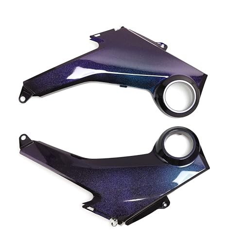 Mokuo Motorcycle Fairing Kit in ABS Material Compatible with Honda Grom Msx 125 SF 2013-2016, Purple Color with Chromatic Effect - style: Purple