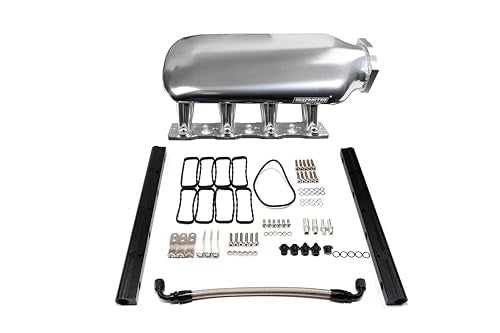 LS1 LS2 LS6 102mm High-Ram EFI Intake Manifold – Sheet Metal Style Race Intake w/Fuel Rails & Large Plenum - color: Silver