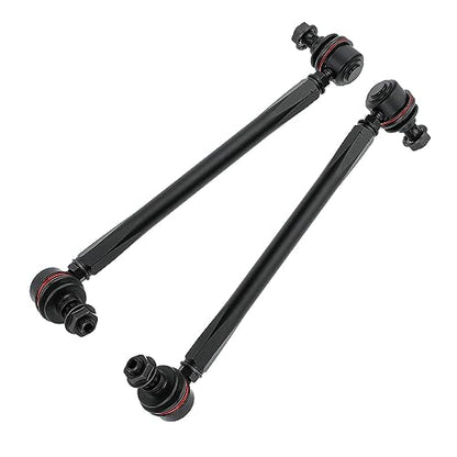 Adjustable Front Stabilizer Sway Bar End Links Kits 275MM-315MM (Overall length bolt to bolt), Ball joint stud size 12mm, Aluminum Sway Bar