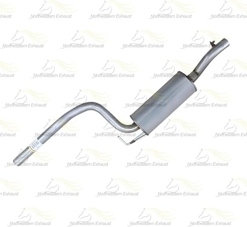 Exhaust Front Muffler Compatible with Ford Focus 2003-2007 2.0L | Stainless Steel | Northeastern Exhaust | Includes Clamps and Hangers | Direct-Fit Replacement