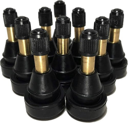 TR801HP Tubeless Tire High Pressure Valve Stems for .625" Large Hole - 10 Pack (TR801HP - 10 Pack) - size: TR801HP - 10 Pack