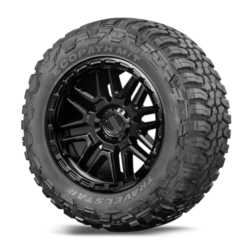Set of 4 Travelstar EcoPath M/T 33X12.50R22 12 Ply Mud Terrain Tires - size: 33×12.50R22LT 12Ply