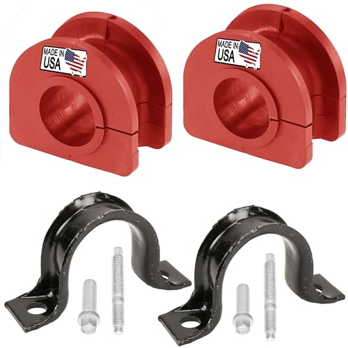 Suspension Dudes 8PC Front/Rear Sway Bar Stabilizer Link Kit + Front CODE RED EXTREME Bracket/Bushing Kit FITS Escalade, Tahoe, Savana, Sierra, Yukon, Humer, 2000-2009 K80631 K6700 K6439 928-565 - size: CODE RED Front/Rear Link & Bracket/Bushing Kit