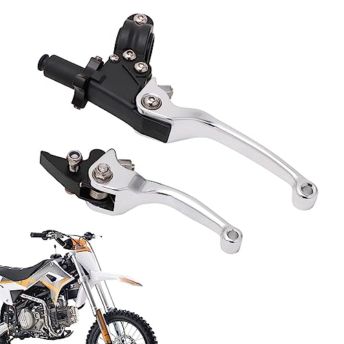 JFG RACING Dirt Bike Brake Clutch Lever Set 7/8" 22MM for CRF KLX SSR TTR - color: Silver