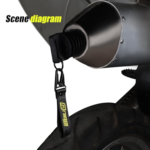 NIBBI 1.2"-1.8" Muffler Exhaust Wash Plug, Wash Plugs for Motorcycle Dirt Bike 2 & 4 Stroke Rubber Exhaust Silencer - size: 1（Pcs)