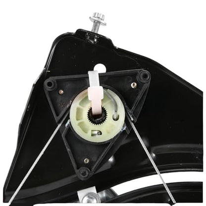 Left Rear Window Regulator Compatible with Mini Cooper 1.6L Chassis R52 2005-2008 Fits for Mini Cooper 1.6L Chassis R57 2009-2015 51377111017