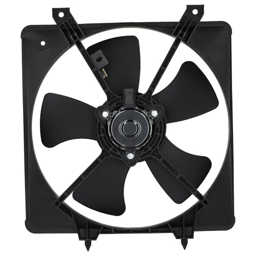 maXpeedingrods Radiator Cooling Fan Assembly for Mazda Miata L4 1.8L 1999-2005, BP4W15025 BP4W15140 - size: BP4W15025