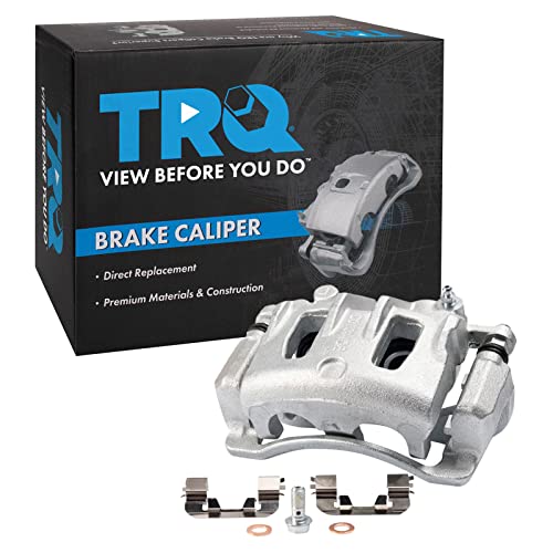 TRQ Front Left Brake Caliper w/Bracket Drivers Side - style: CLA31908