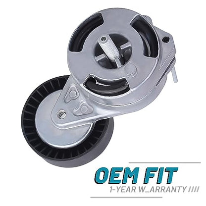 IRONTEK 06E903133Q Belt Tensioner Pulley Assembly Fit for Audi (2010-2011 S4/ 2005-2008 A4/ 2005-2009 A4 Quattro/ 2011 A4 Quattro/ 2008-2010 A5/ 2008-2011 A5 Quattro/ 2009-2012 Q5) #06E903133A - size: 06E903133Q